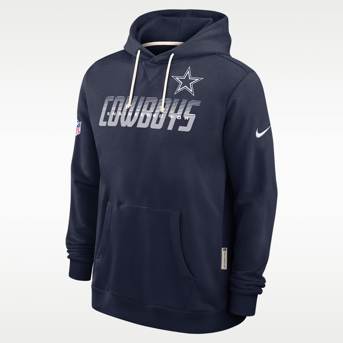 Dallas Cowboys Sideline Standard Issue Men's Nike Dri-FIT NFL Pullover Hoodie