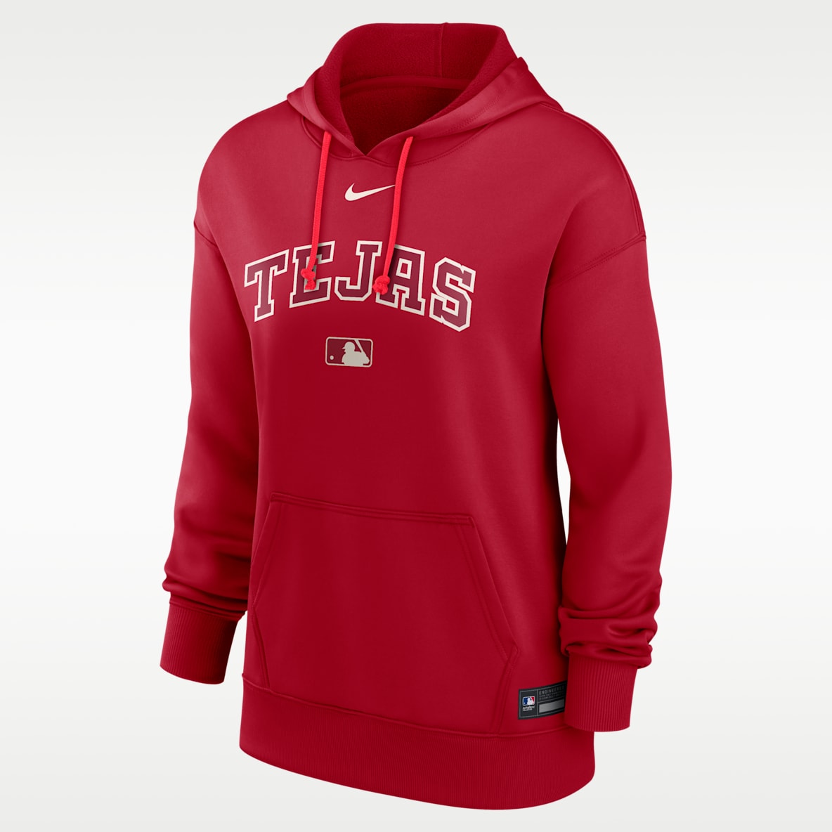 Texas Rangers Authentic Collection City Connect Women's Nike Therma MLB Pullover Hoodie