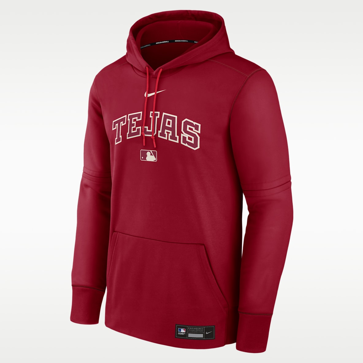 Texas Rangers Authentic Collection City Connect Men's Nike Therma MLB Pullover Hoodie