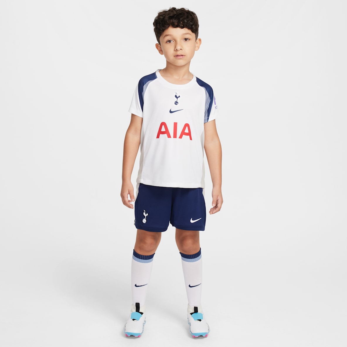 Tottenham Hotspur 2025/26 Stadium Home Nike Football Replica-sæt i tre dele til mindre børn