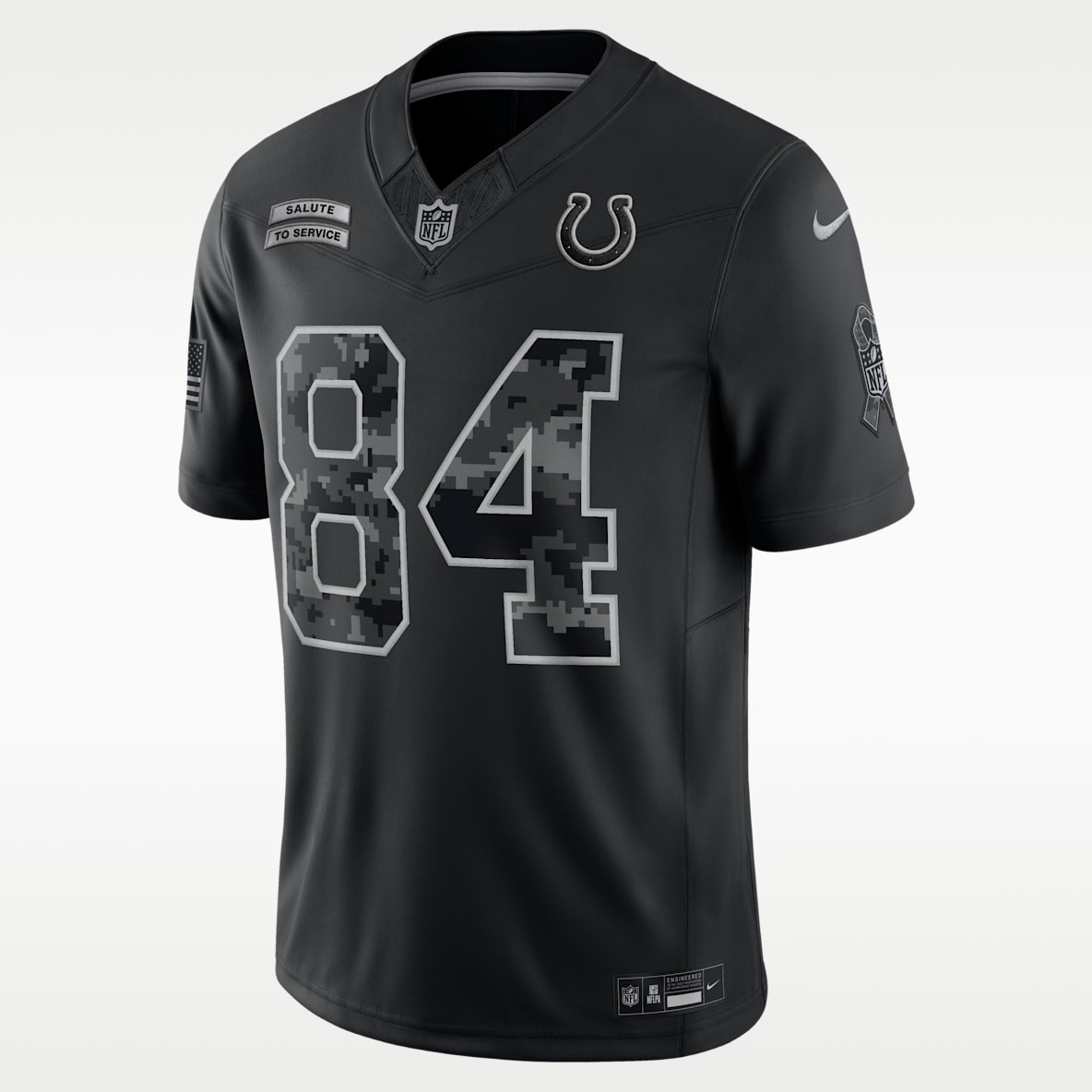 Tyler Warren Indianapolis Colts Salute to Service Men's Nike Dri-FIT NFL Limited Jersey