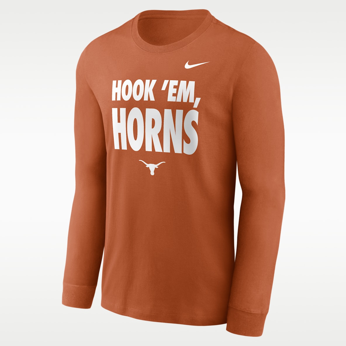 Texas Sideline Slogan Men's Nike Dri-FIT College Long-Sleeve T-Shirt