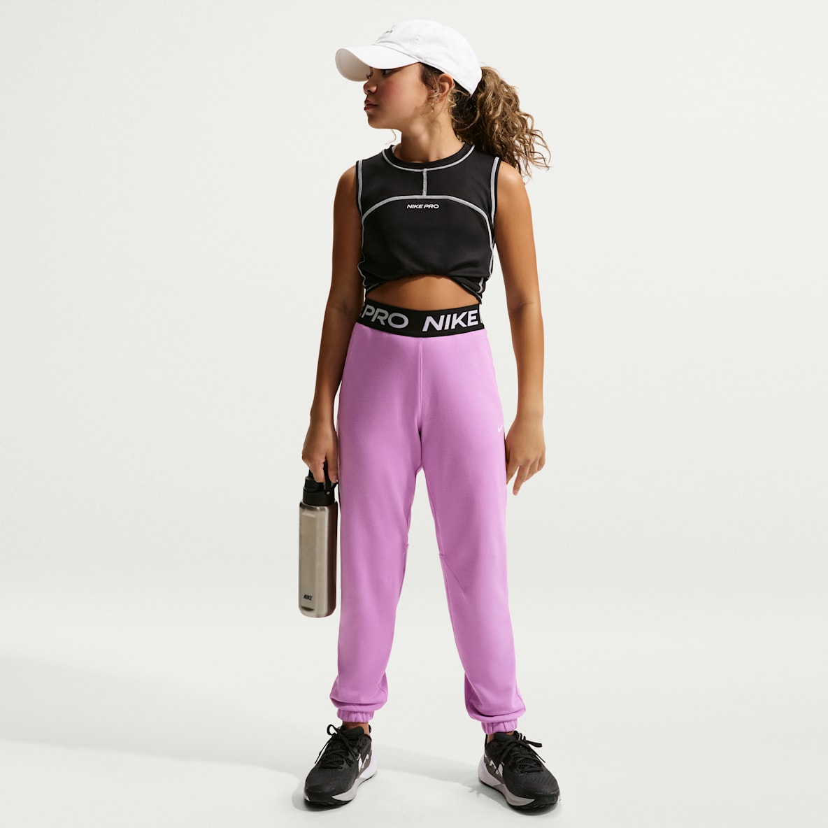 Nike Pro Fleece Big Kids' (Girls') Dri-FIT Joggers