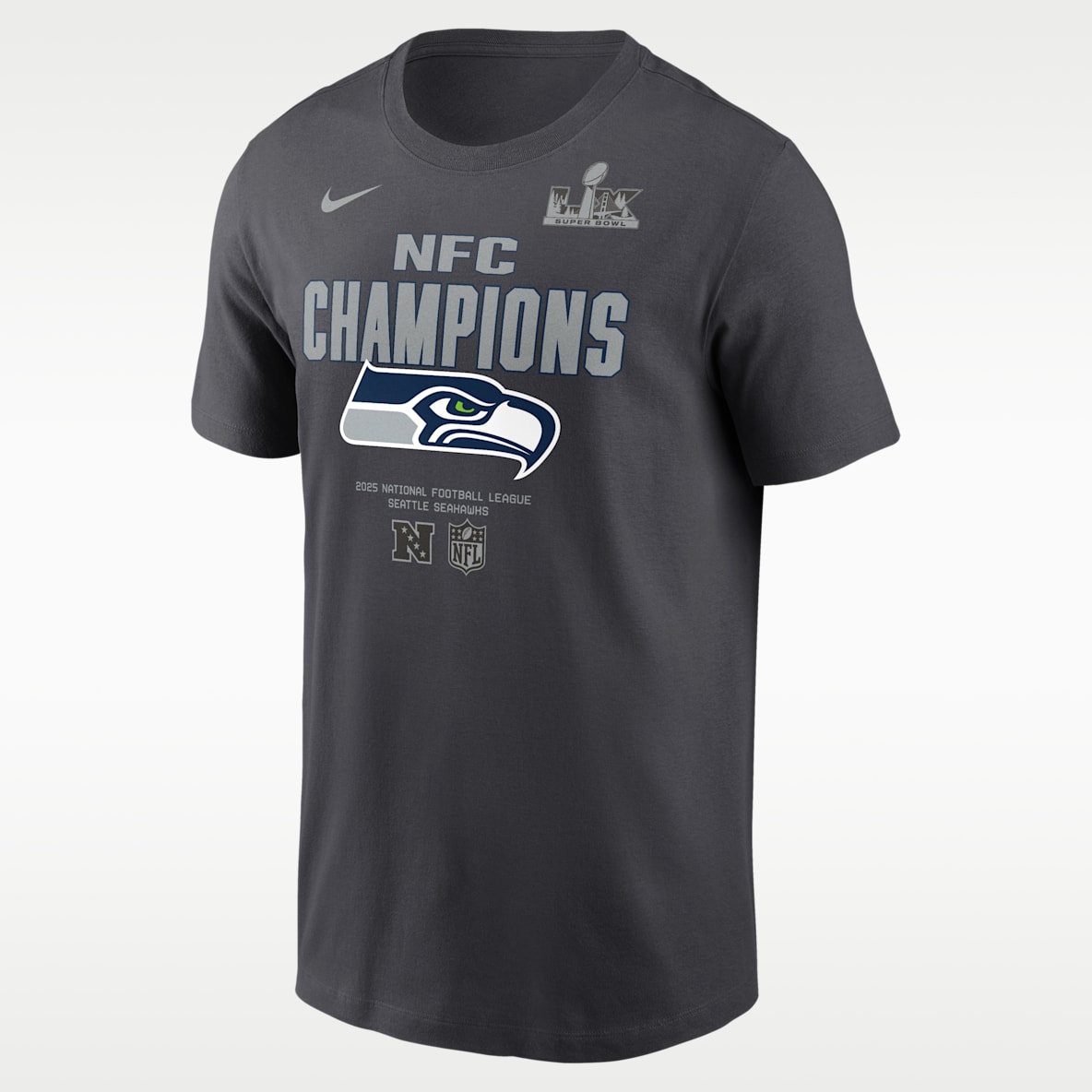 Seattle Seahawks 2026 NFC Champions Roster Men's Nike NFL T-Shirt