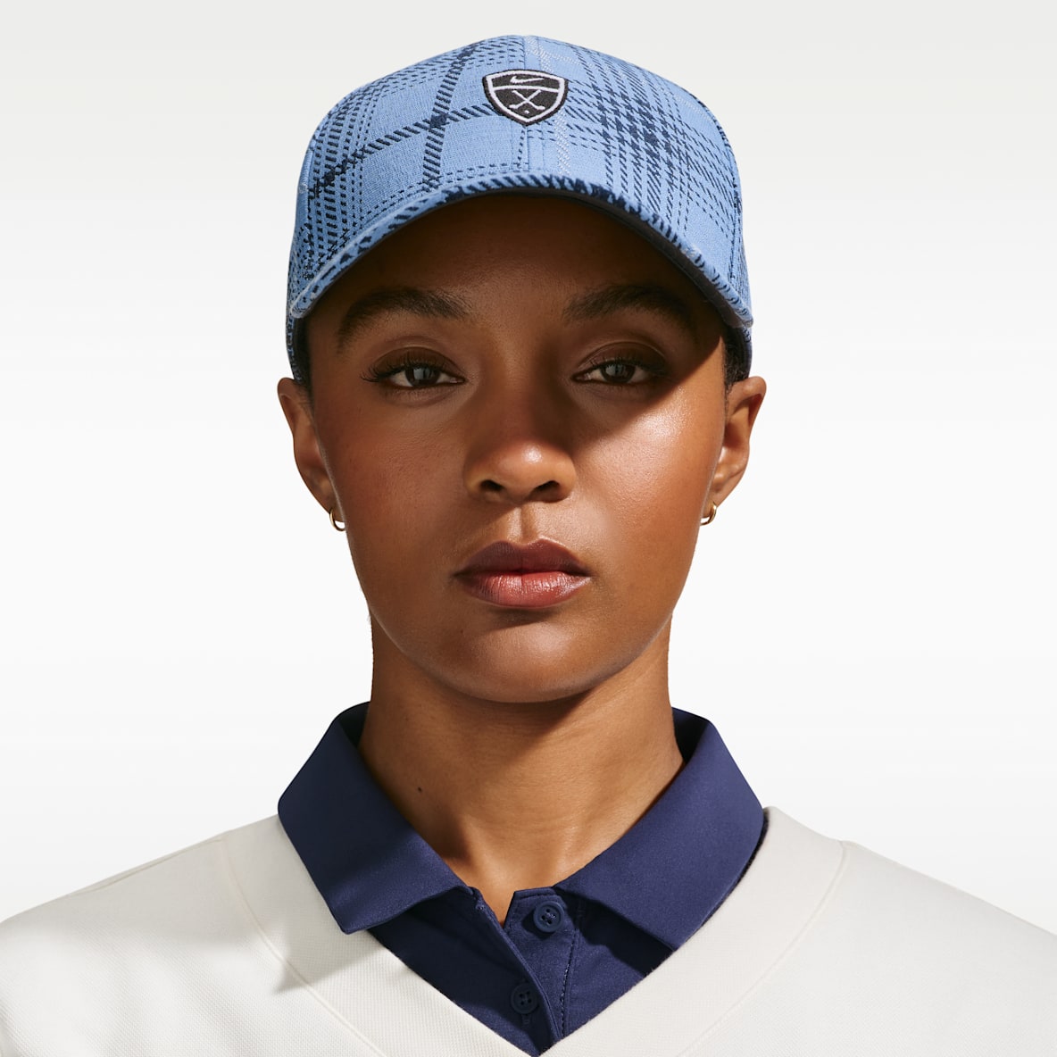 Nike Club Gorra de golf con estampado de tartán