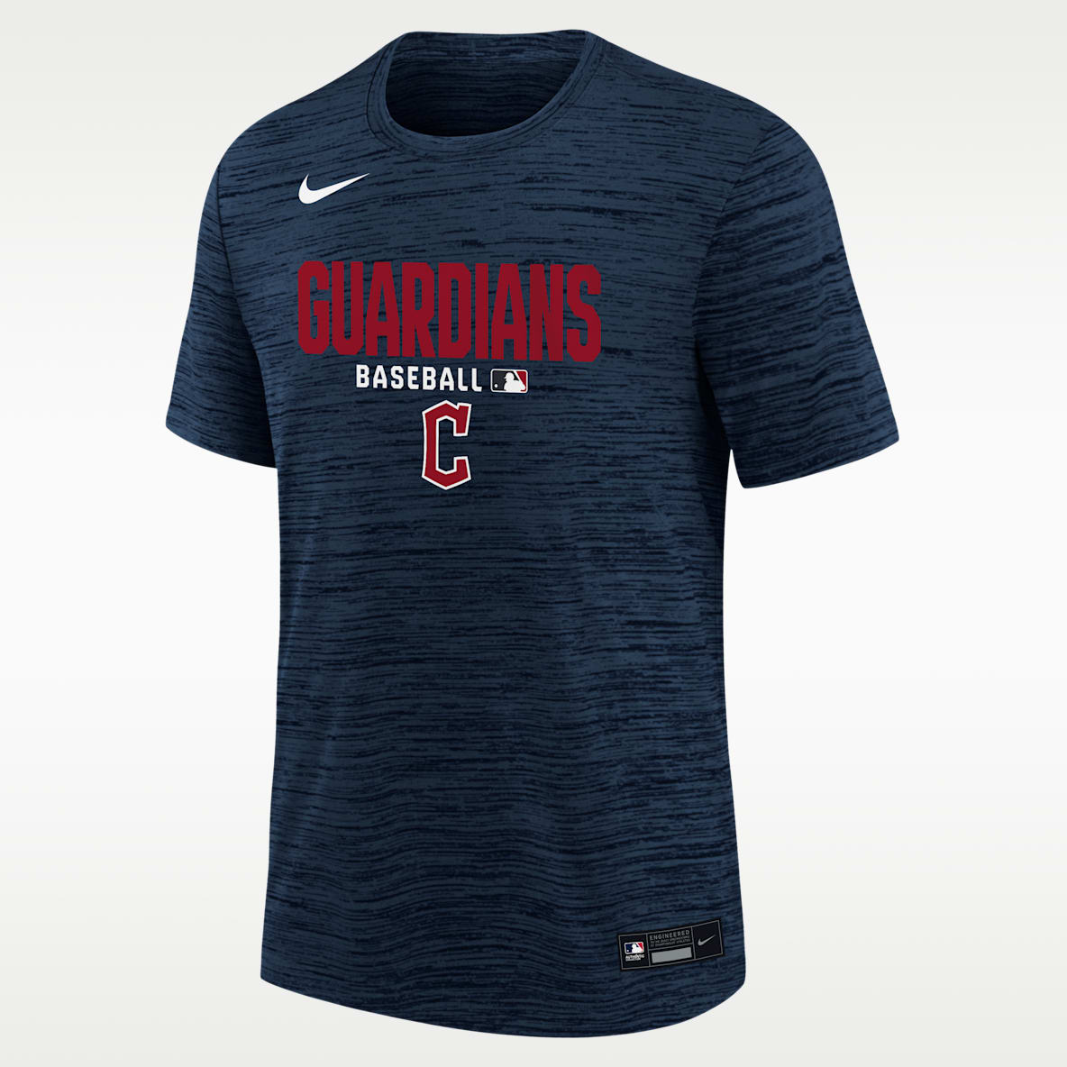 Cleveland Guardians Authentic Collection Velocity T-Shirt Big Kids' Nike Dri-FIT MLB T-Shirt
