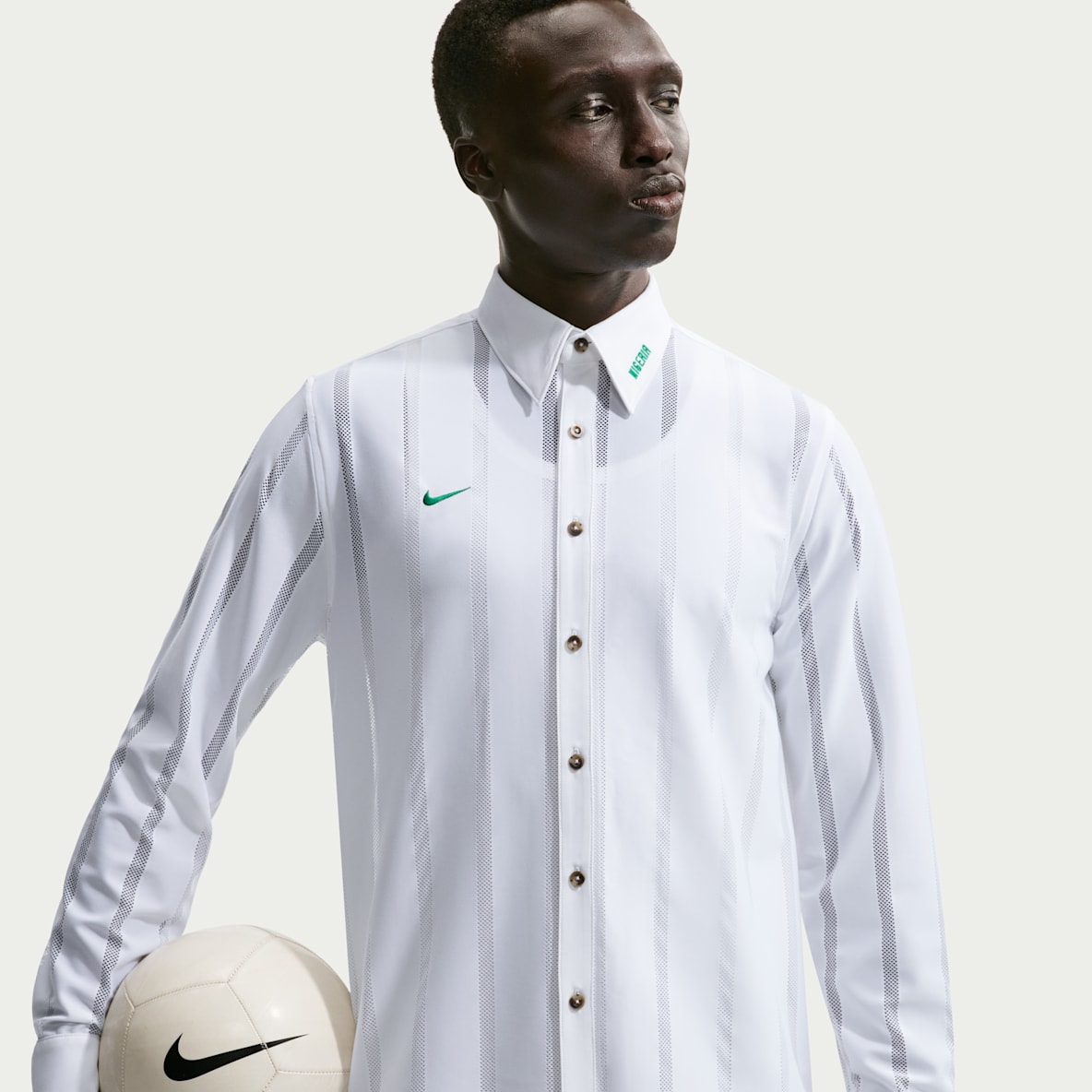 Nigeria Energy Men's Nike Football Button-Front Shirt