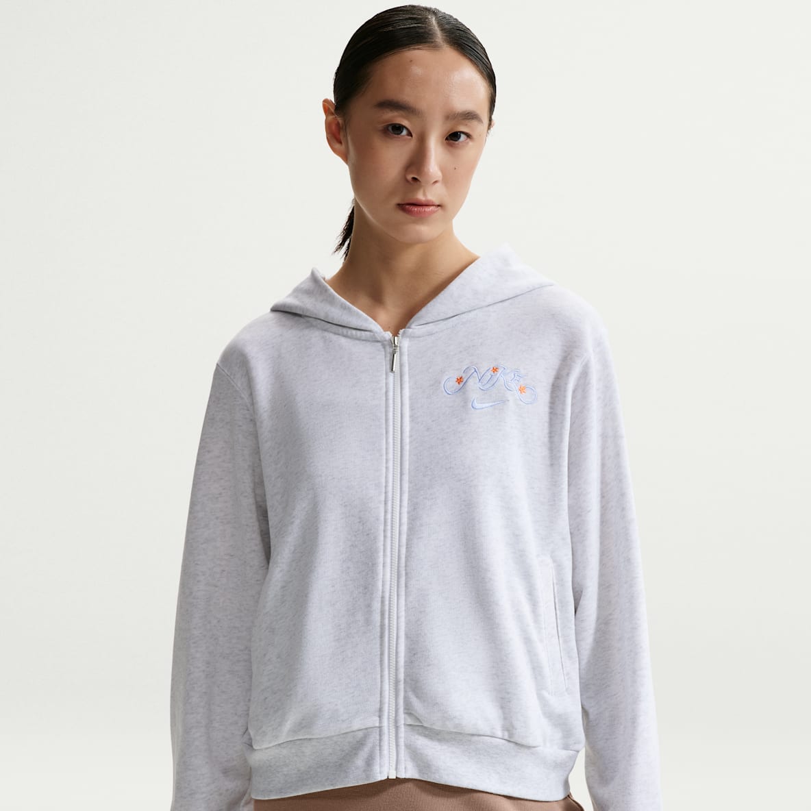 나이키 스포츠웨어 칠 테리 여성 루즈 풀집 프렌치 테리 후디