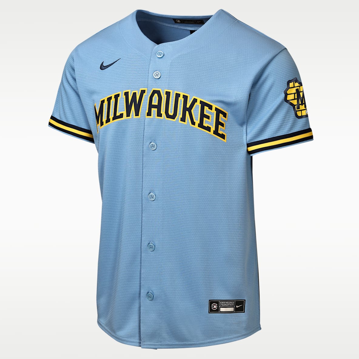 Milwaukee Brewers Jersey Nike de la MLB Stadium para niños talla grande