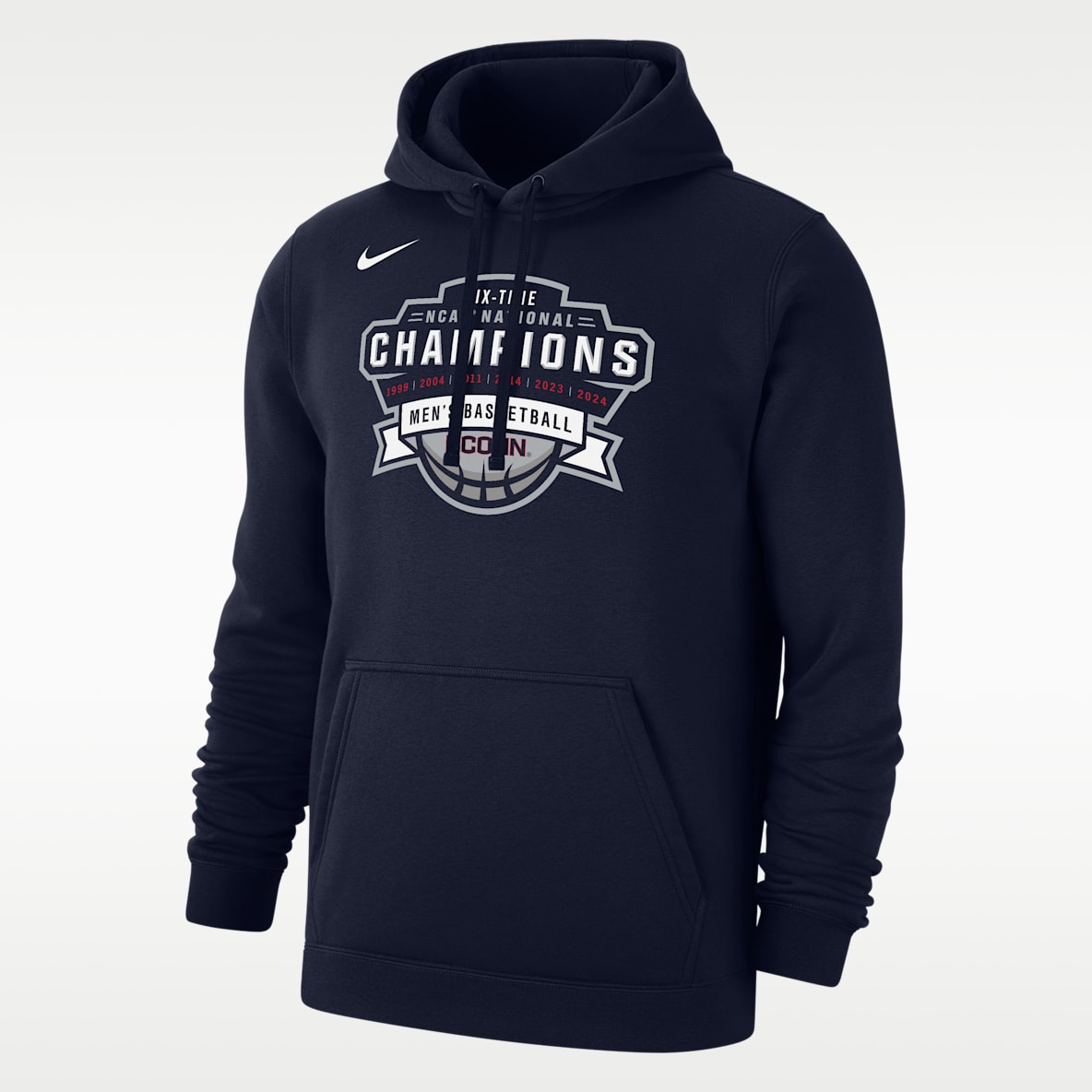 UConn Club Fleece Men's Nike College Pullover Hoodie
