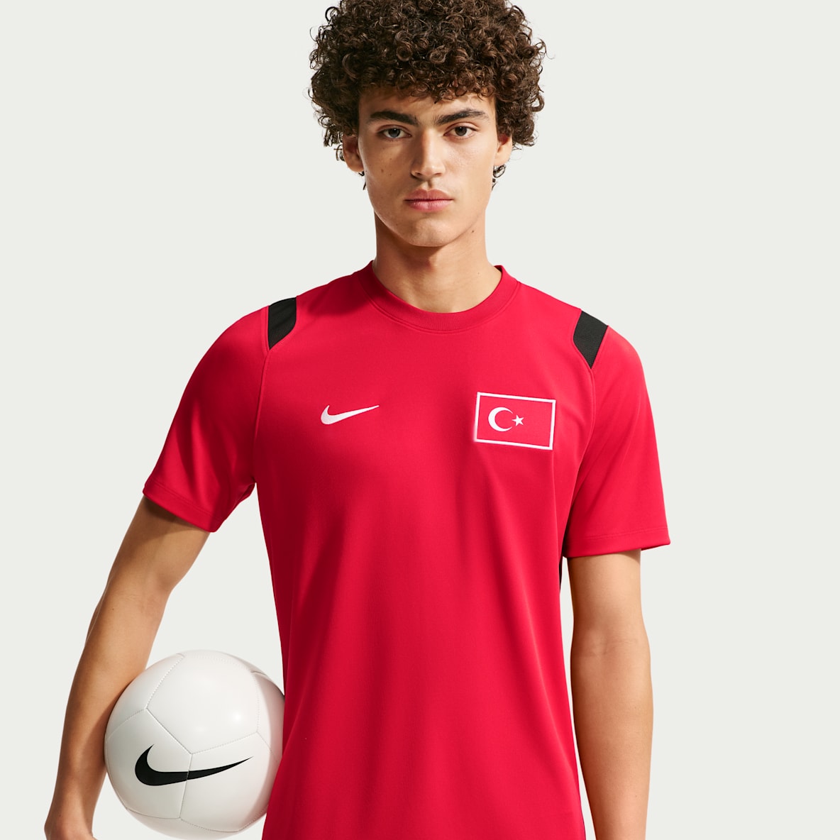 Turquie 2026 Academy Pro Short-Sleeve top Haut de foot à manches courtes Nike Dri-FIT pour homme