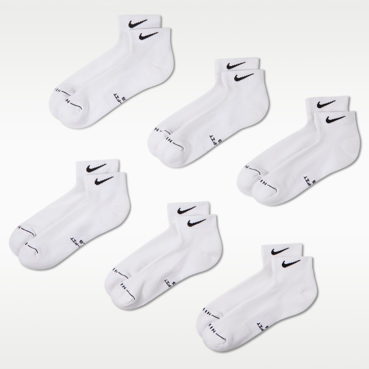Nike Everyday Elevated Low Socks (6 Pairs)