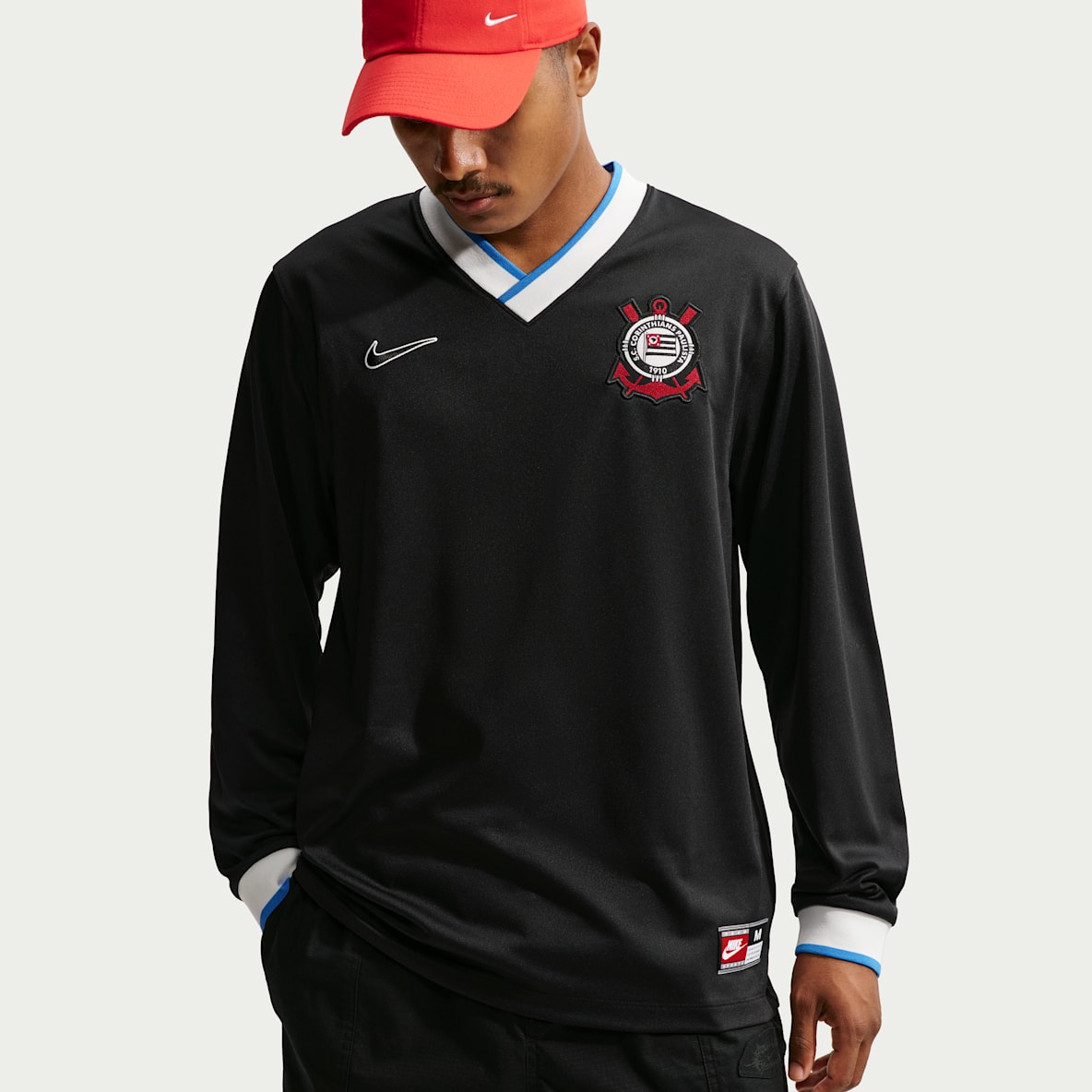 S.C. Corinthians Energy Third Men's Nike Dri-FIT Soccer Long-Sleeve Jersey