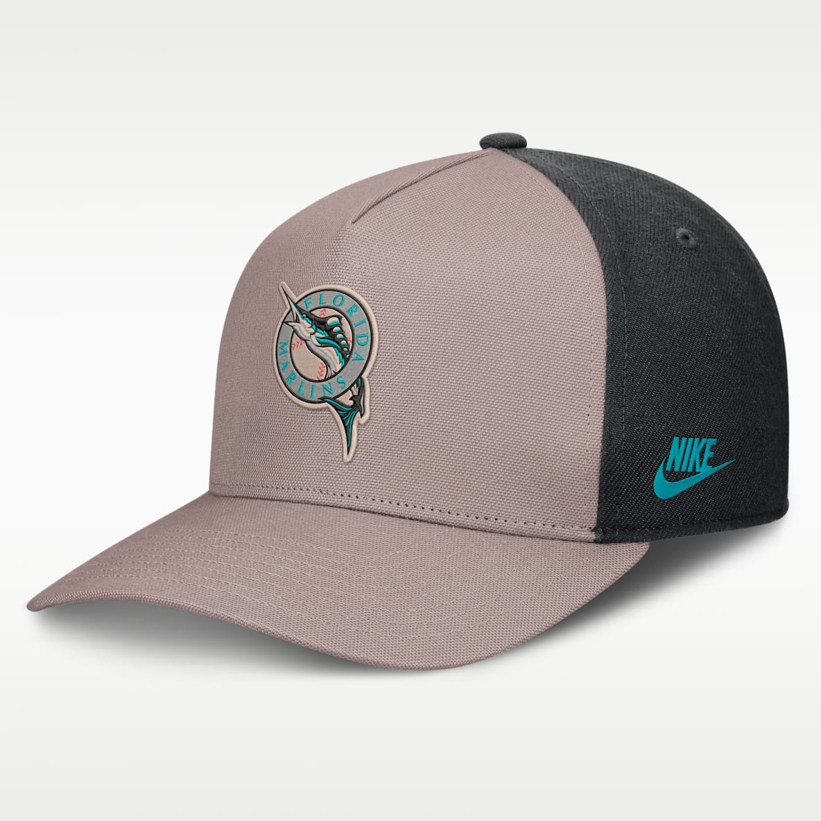 Florida Marlins Cooperstown Rise Gorra Nike de la MLB ajustable y con estructura A-Frame para hombre