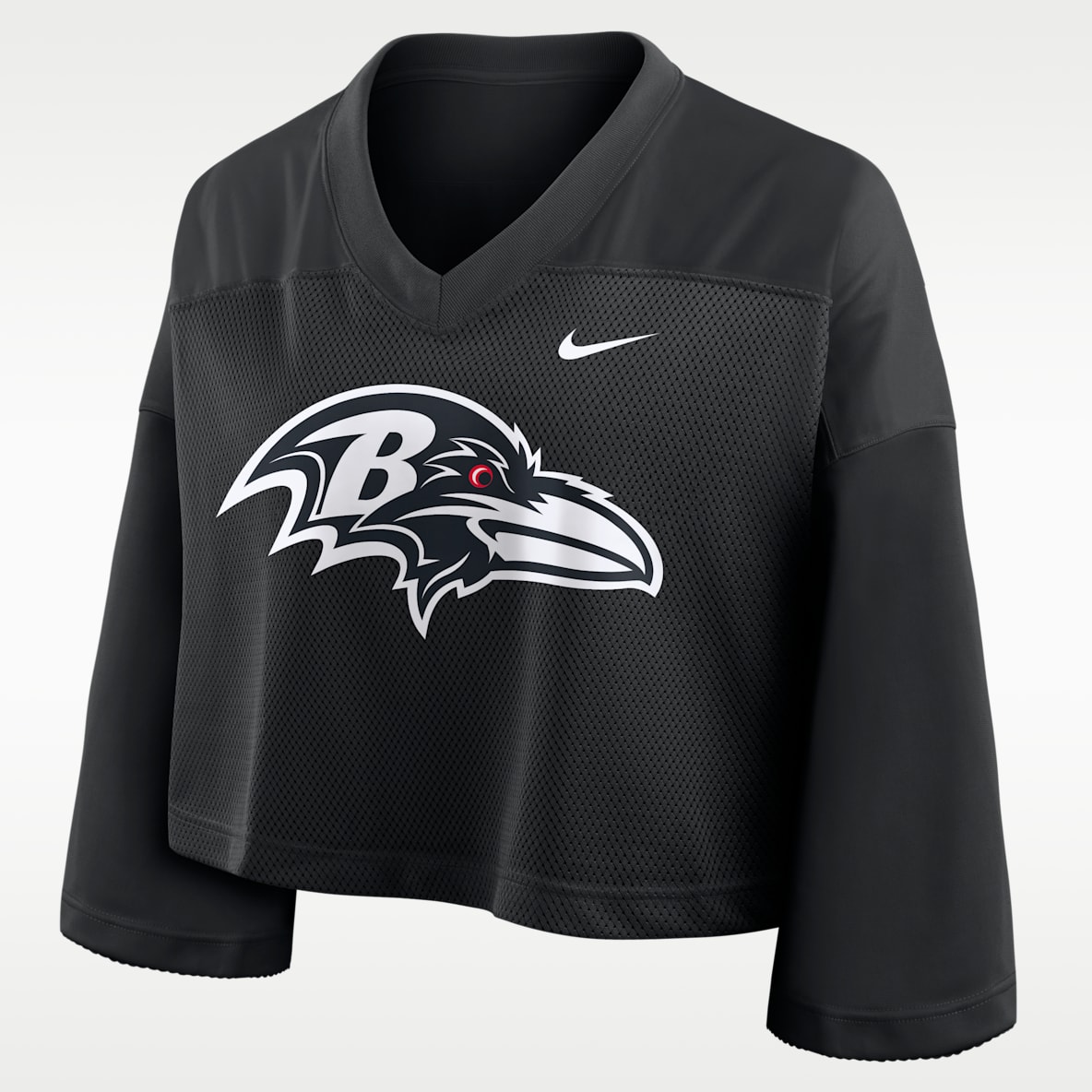 Baltimore Ravens Rewind Fashion Women's Nike Dri-FIT NFL Cropped Jersey