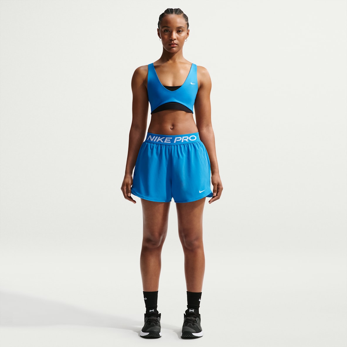 Nike Pro Shorts 2 en 1 para mujer
