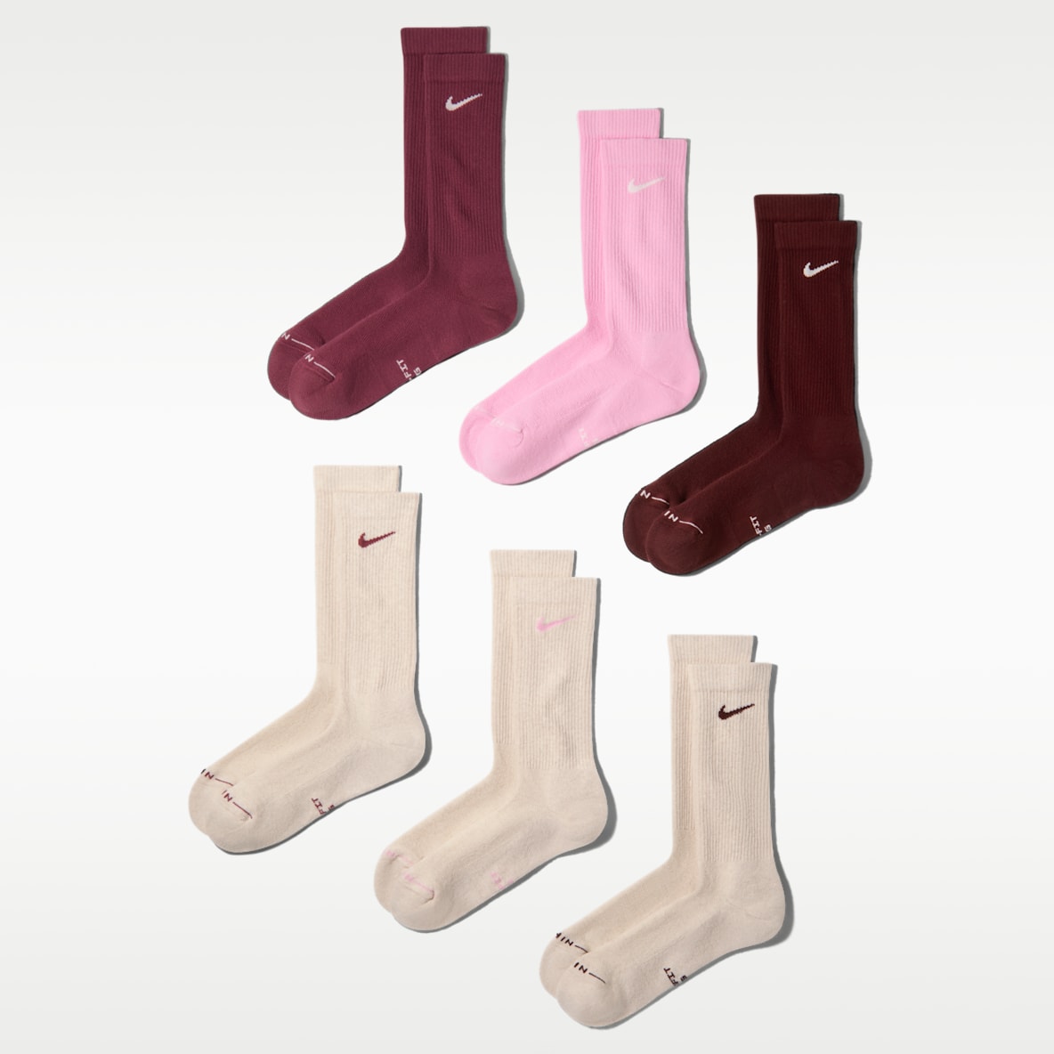 Nike Everyday Elevated Crew Socks (6 Pairs)