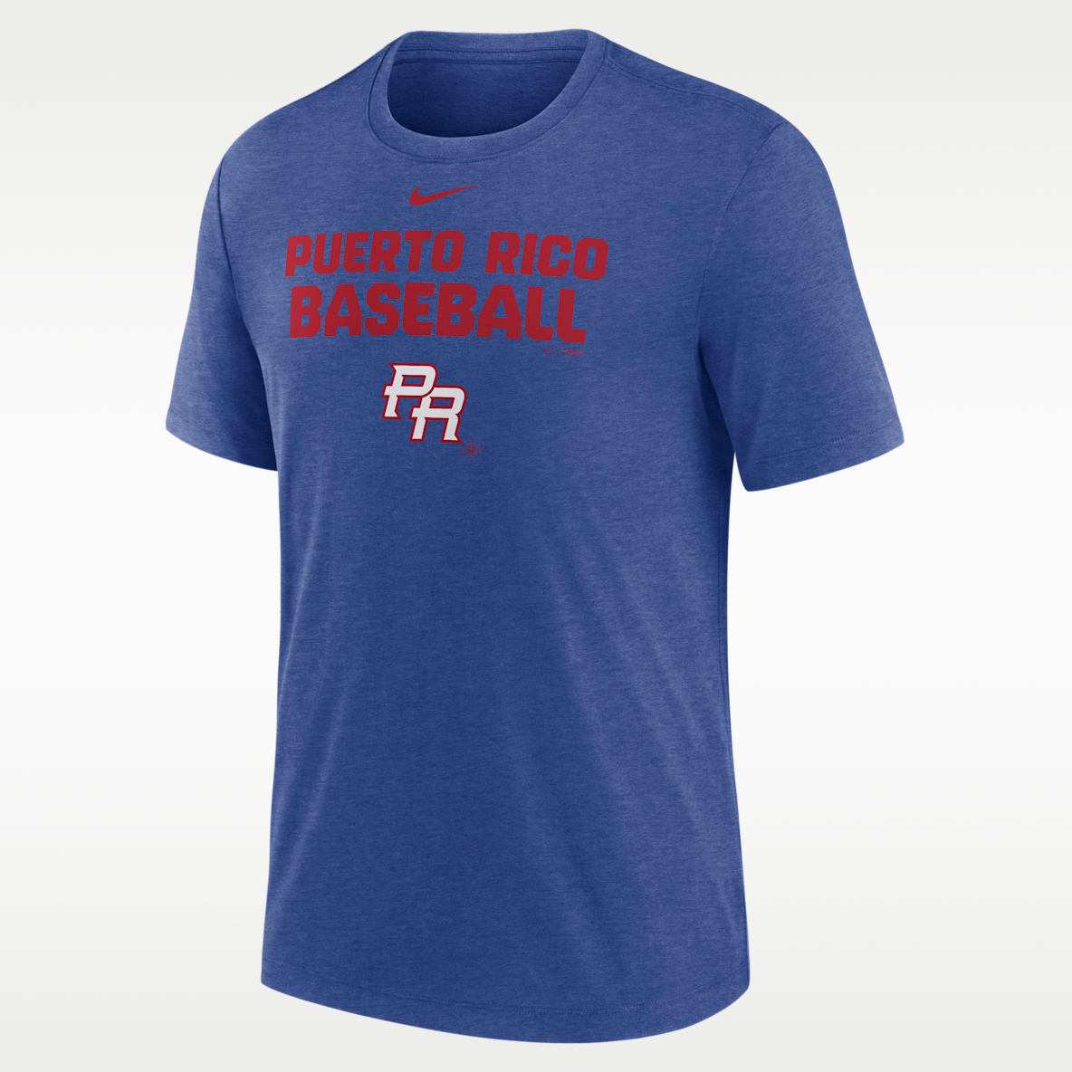 Puerto Rico National Baseball Team 2026 World Baseball Classic Stacked Men's Nike T-Shirt