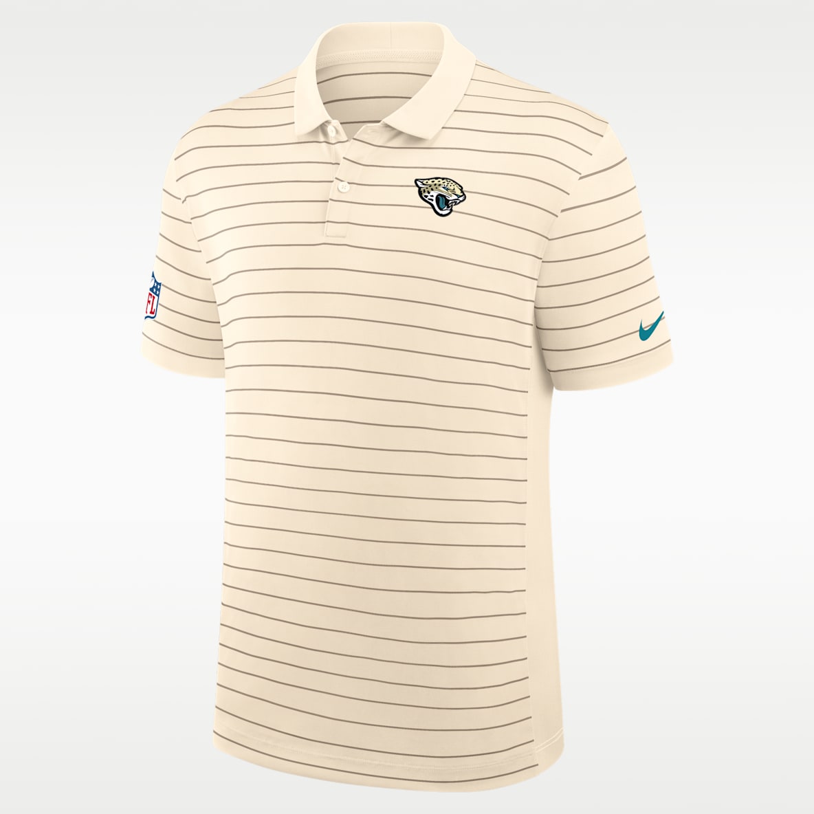 Jacksonville Jaguars Rivalries Collection Sideline Victory Striped Men's Nike Dri-FIT NFL Polo