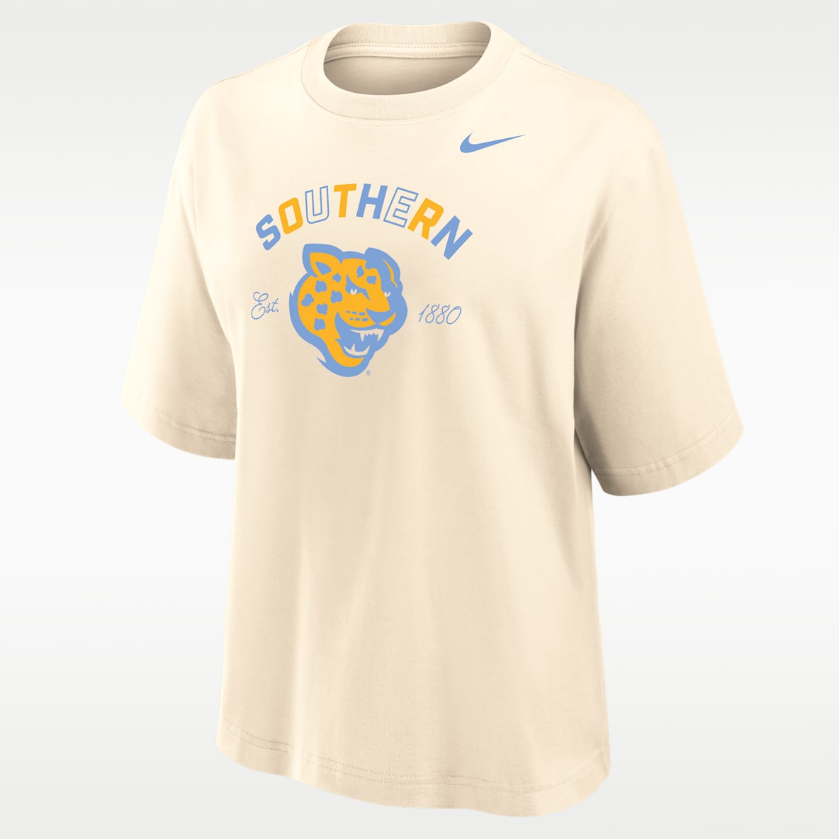 Nike College (Southern University and A&M) Women's Boxy Cotton T-Shirt