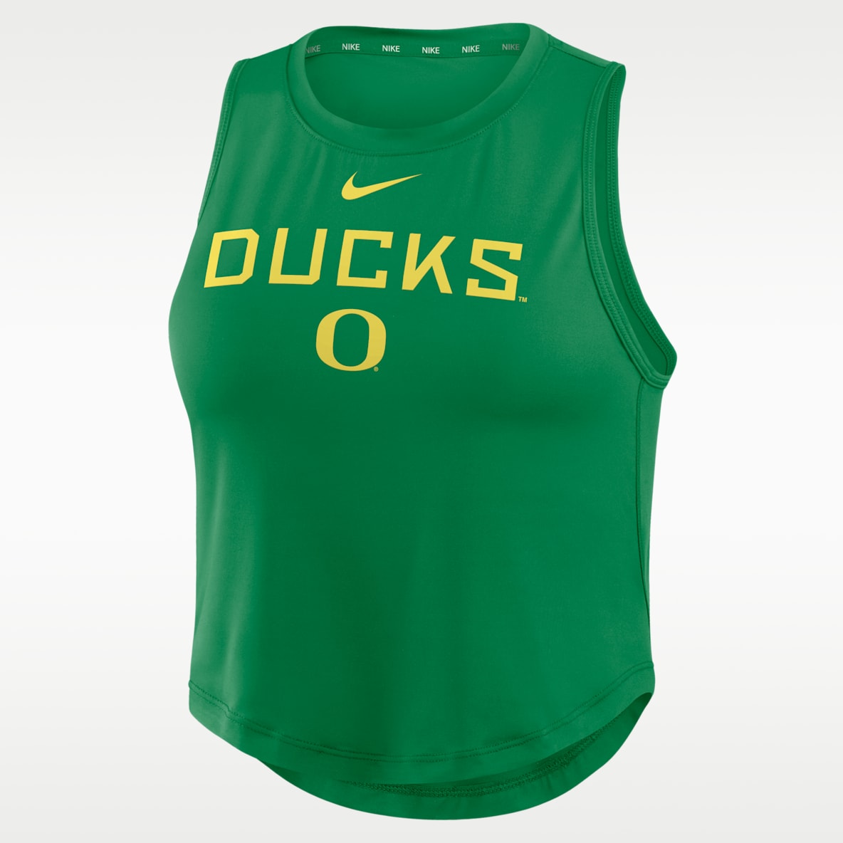 Oregon One Women's Nike Dri-Fit Cropped Tank Top