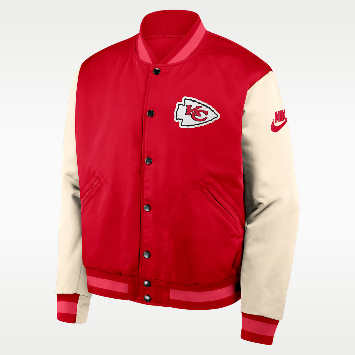 Kansas City Chiefs Rewind Legacy Men's Nike NFL Full-Snap Bomber Jacket
