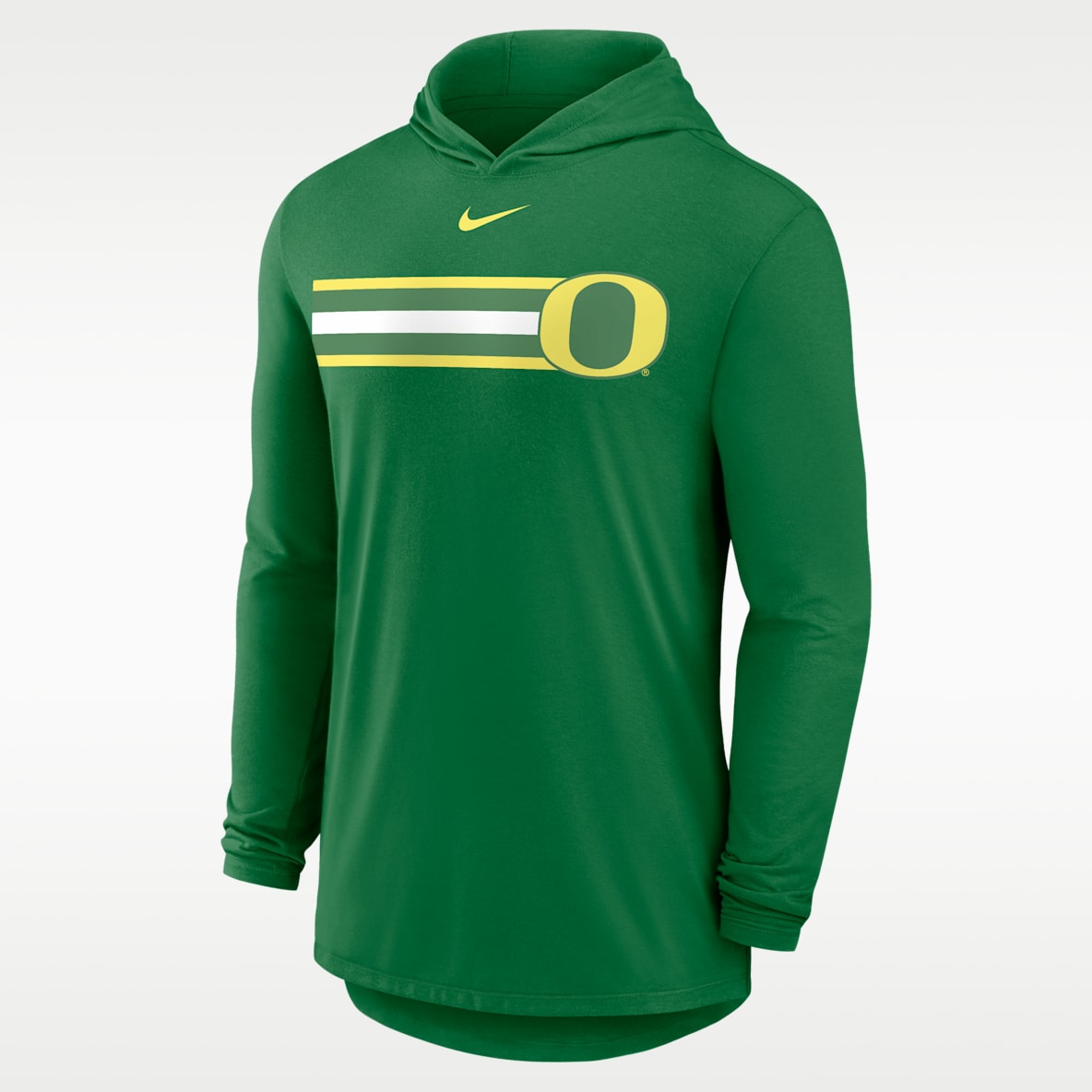 Oregon Primetime Pattern Playera universitaria Nike Dri-FIT con gorro de manga larga para hombre