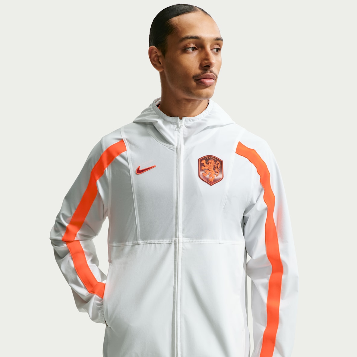 Netherlands Energy Men's Nike Dri-FIT Football Woven Jacket