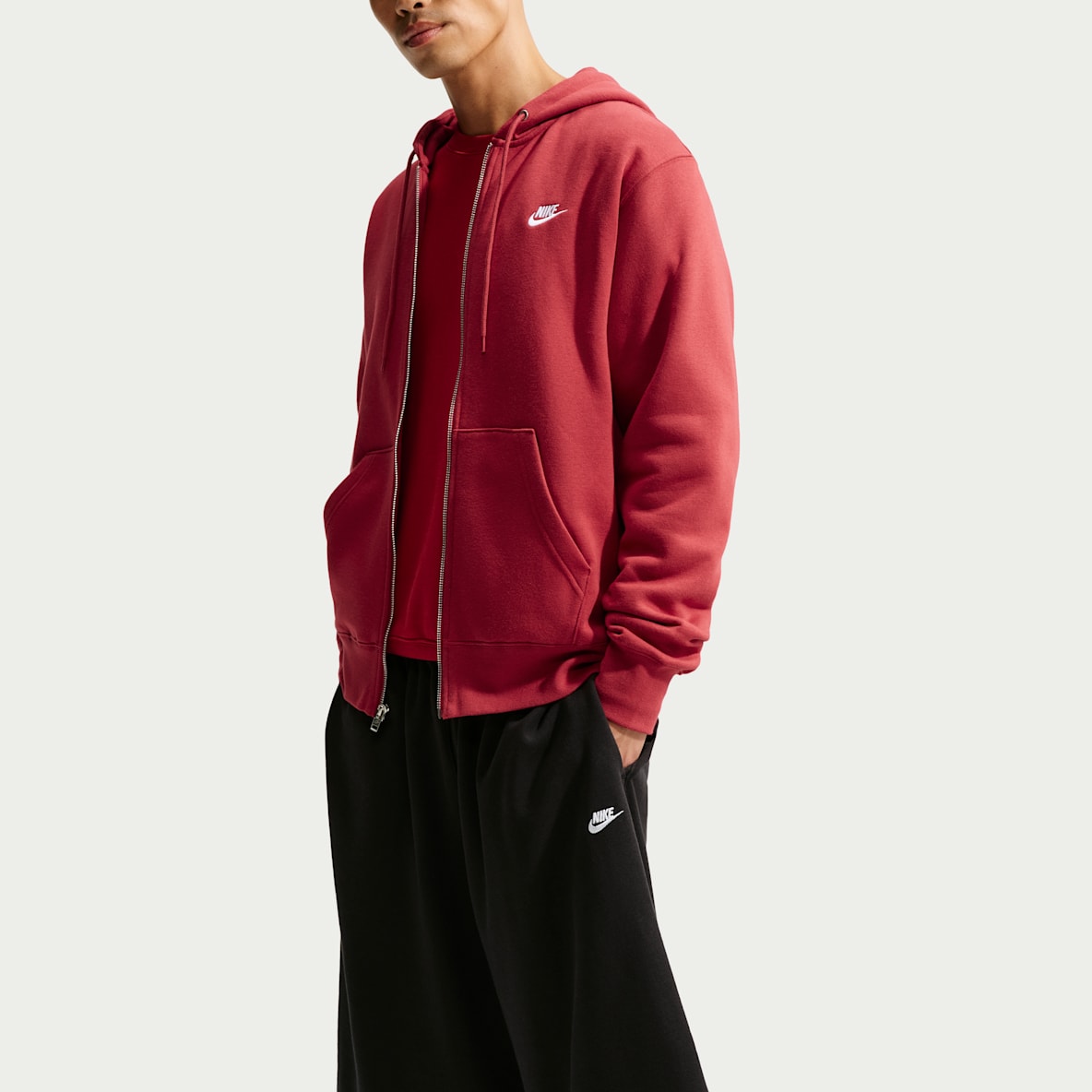 Nike Club Men's Full-Zip Fleece Hoodie