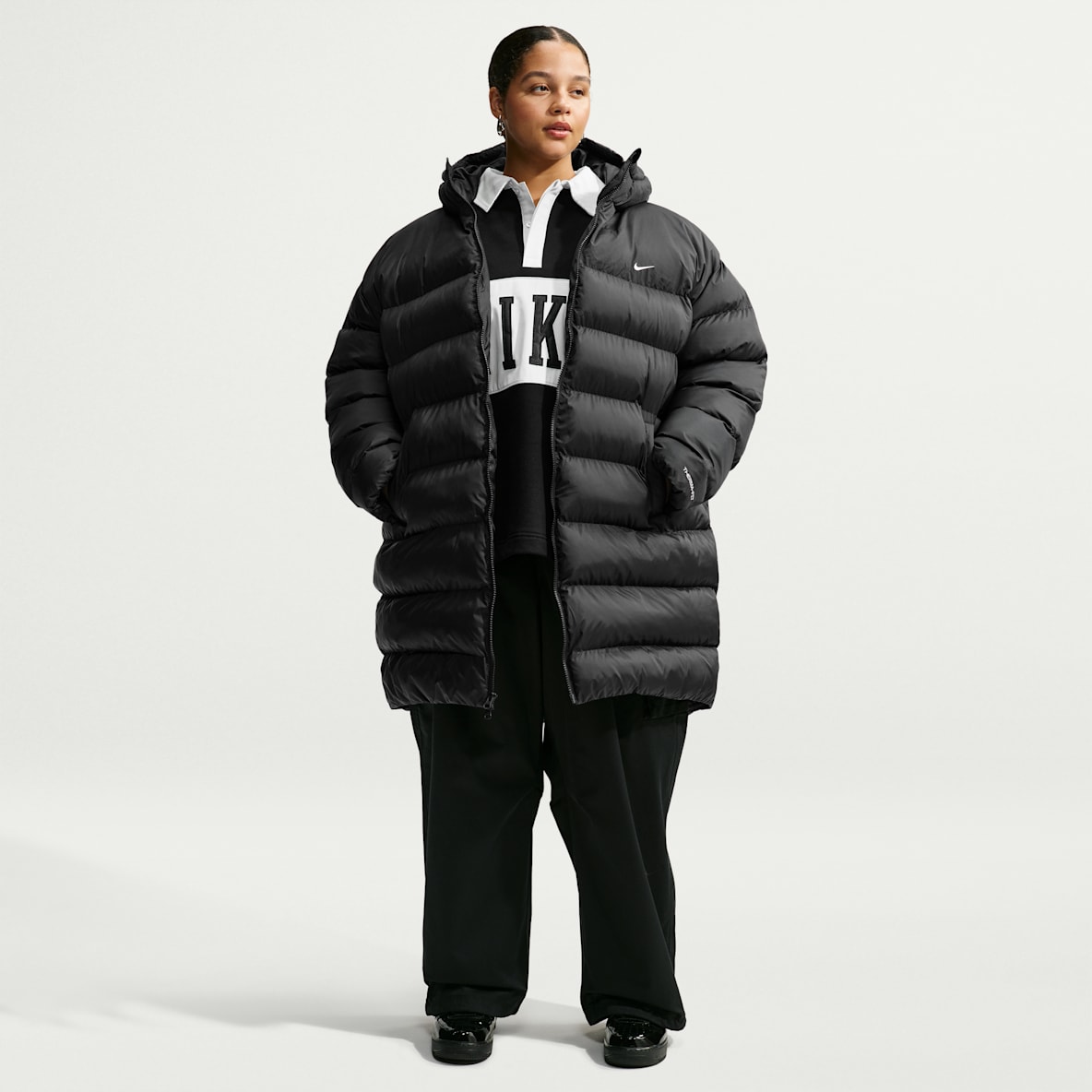 Nike Sportswear Classic Women's Loose Therma-FIT Hooded Parka (Plus Size)