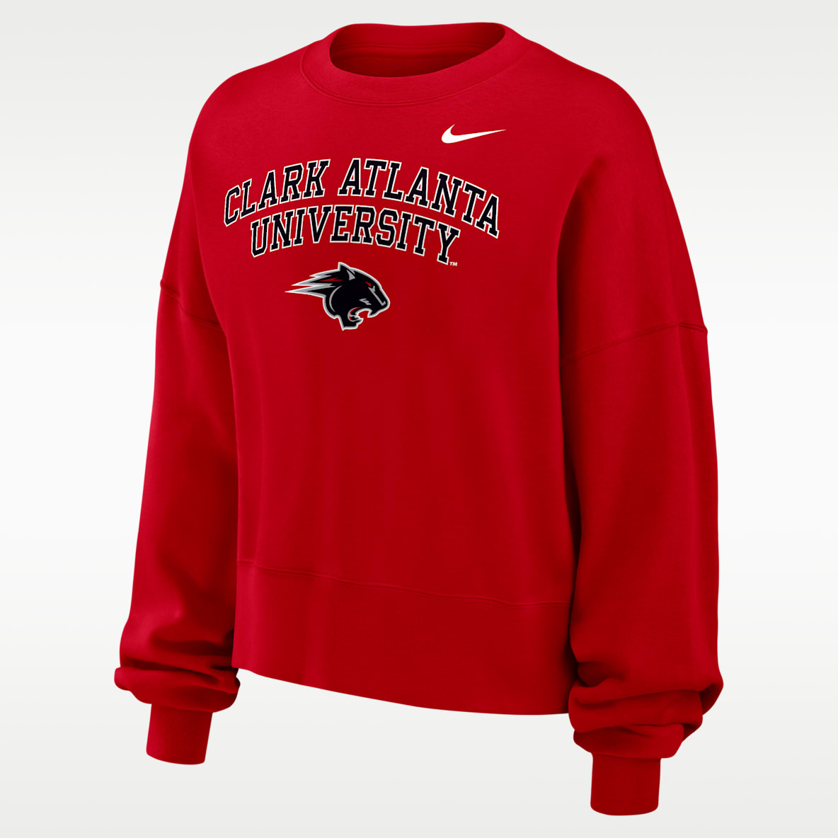 Nike College (Clark Atlanta University) Sudadera de cuello redondo para mujer Phoenix Fleece