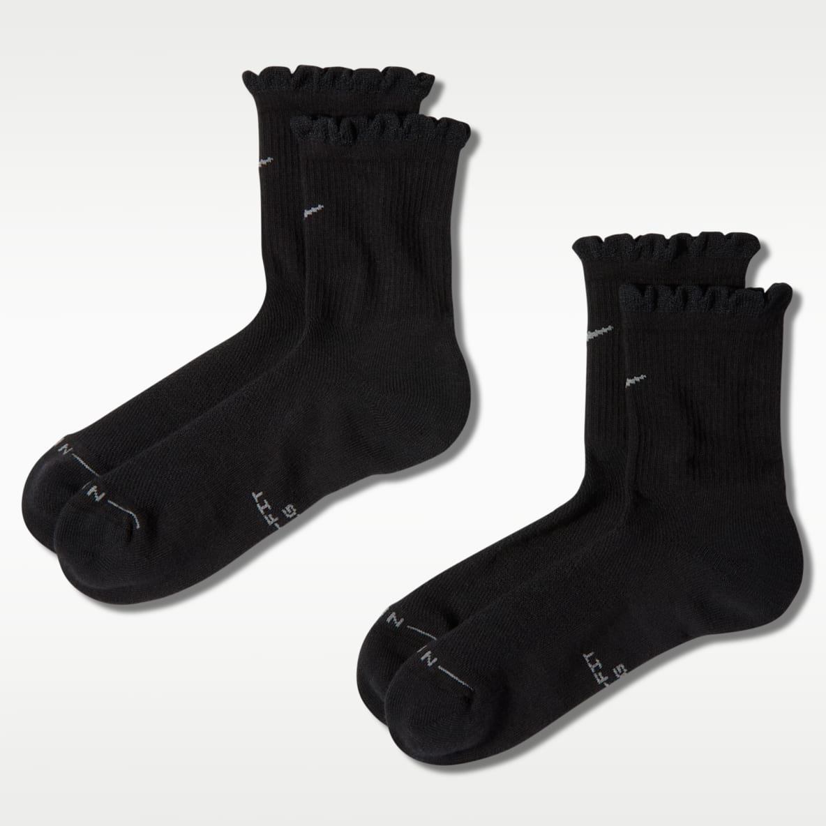 Nike Everyday Elevated Mid-Crew-sokker (2 par)