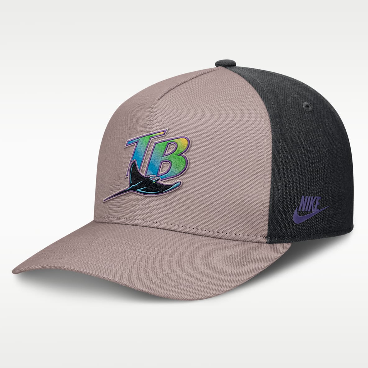 Tampa Bay Rays Cooperstown Rise Gorra Nike de la MLB ajustable con estructura A-Frame para hombre