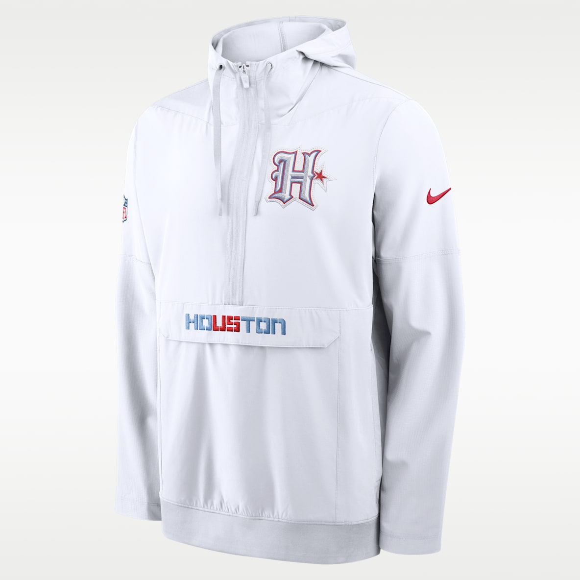 Houston Texans Rivalries Collection Sideline Anorak Men's Nike NFL 1/2-Zip Hooded Jacket