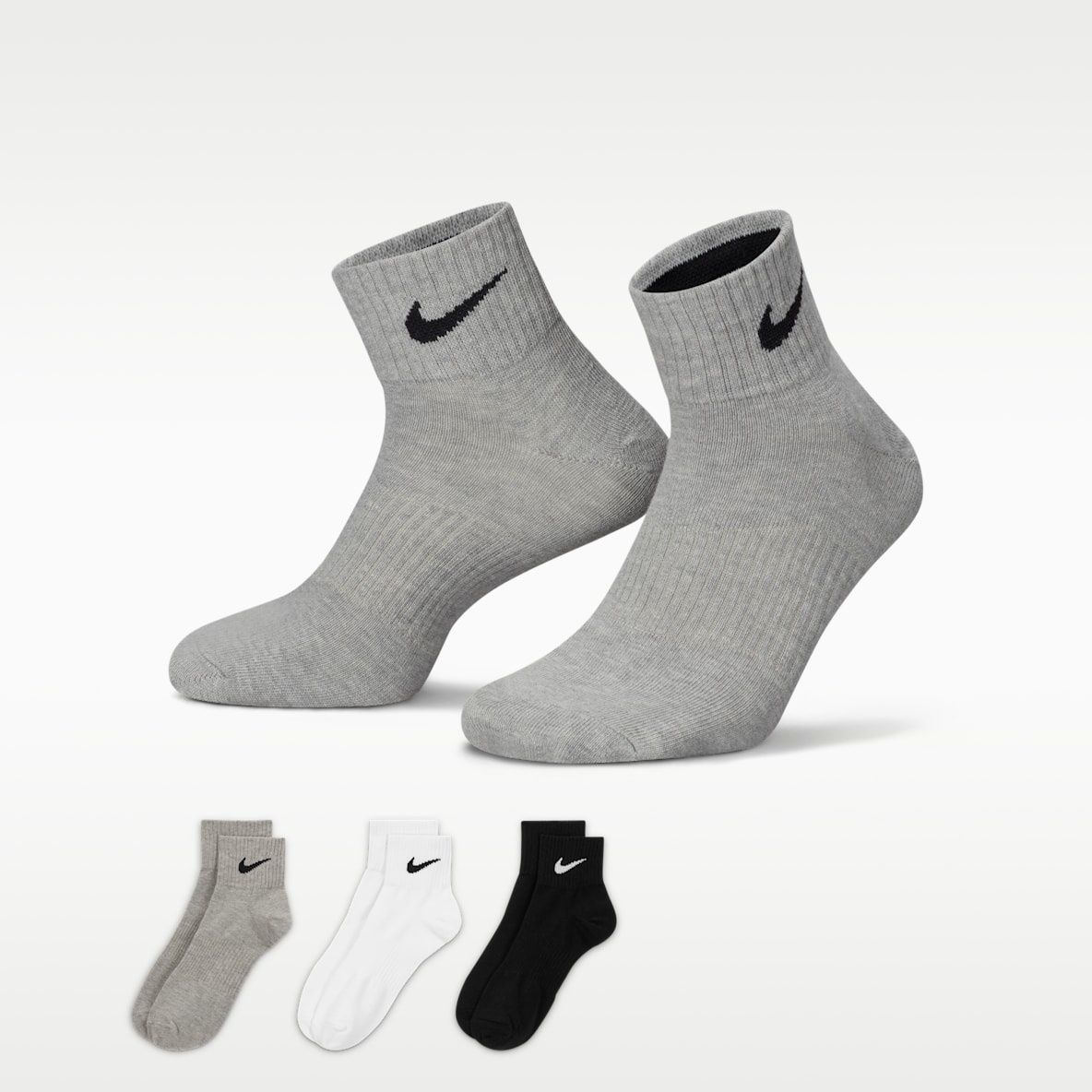 Nike Performance Lightweight Training Ankle Socks (3 Pairs)