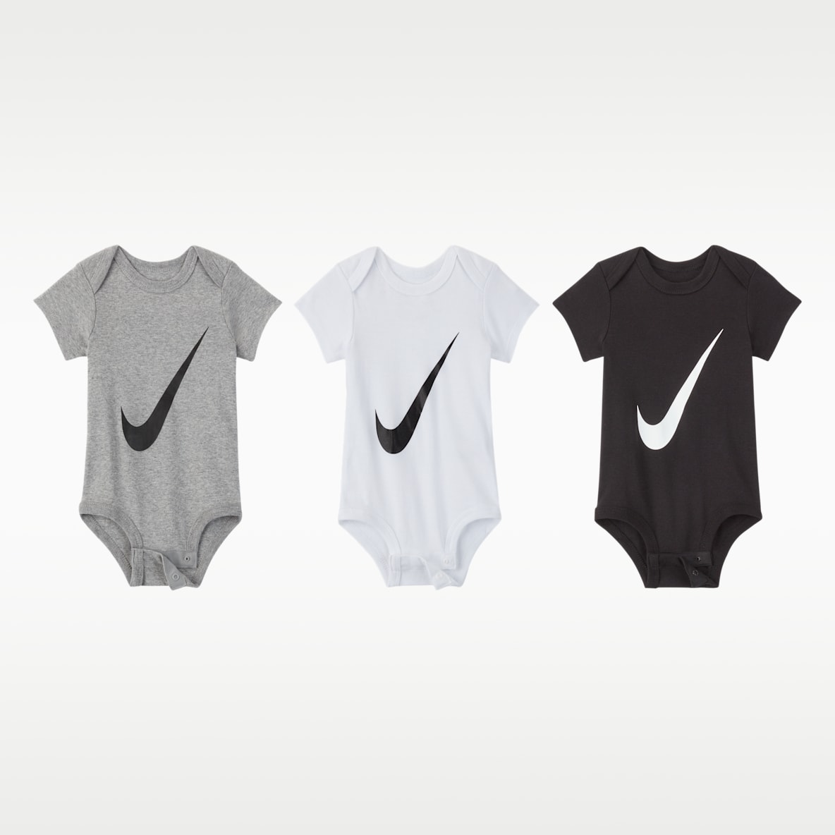 Nike Bodysuit-Set für Babys (0–6 M) (3er-Pack)