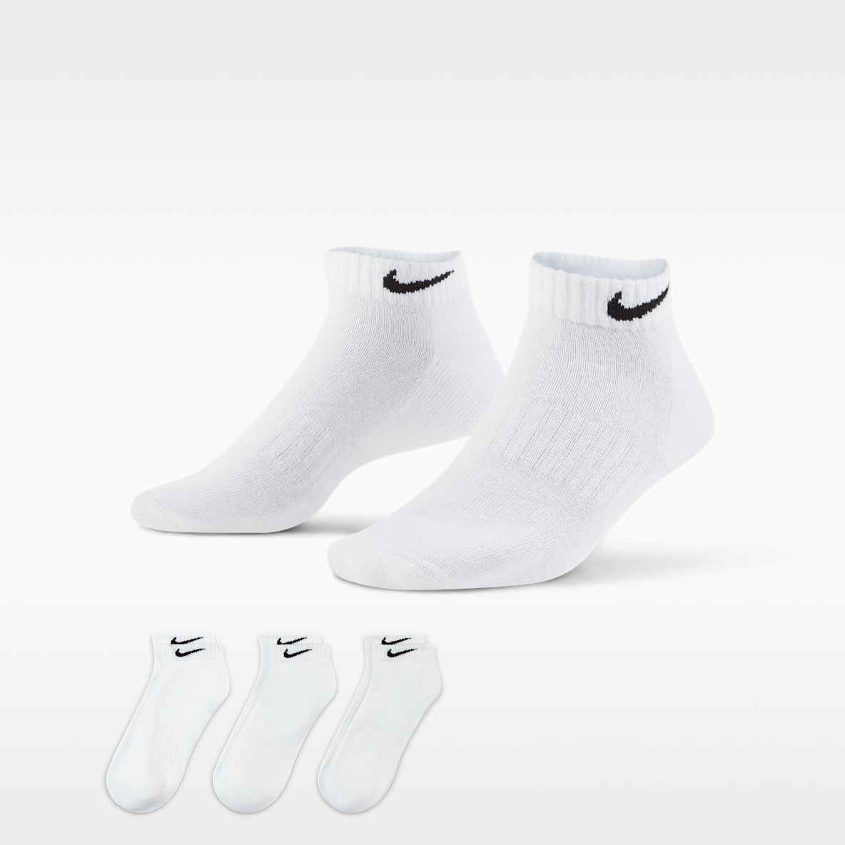 Nike Everyday Cushioned Calcetines de entrenamiento bajos (3 pares)