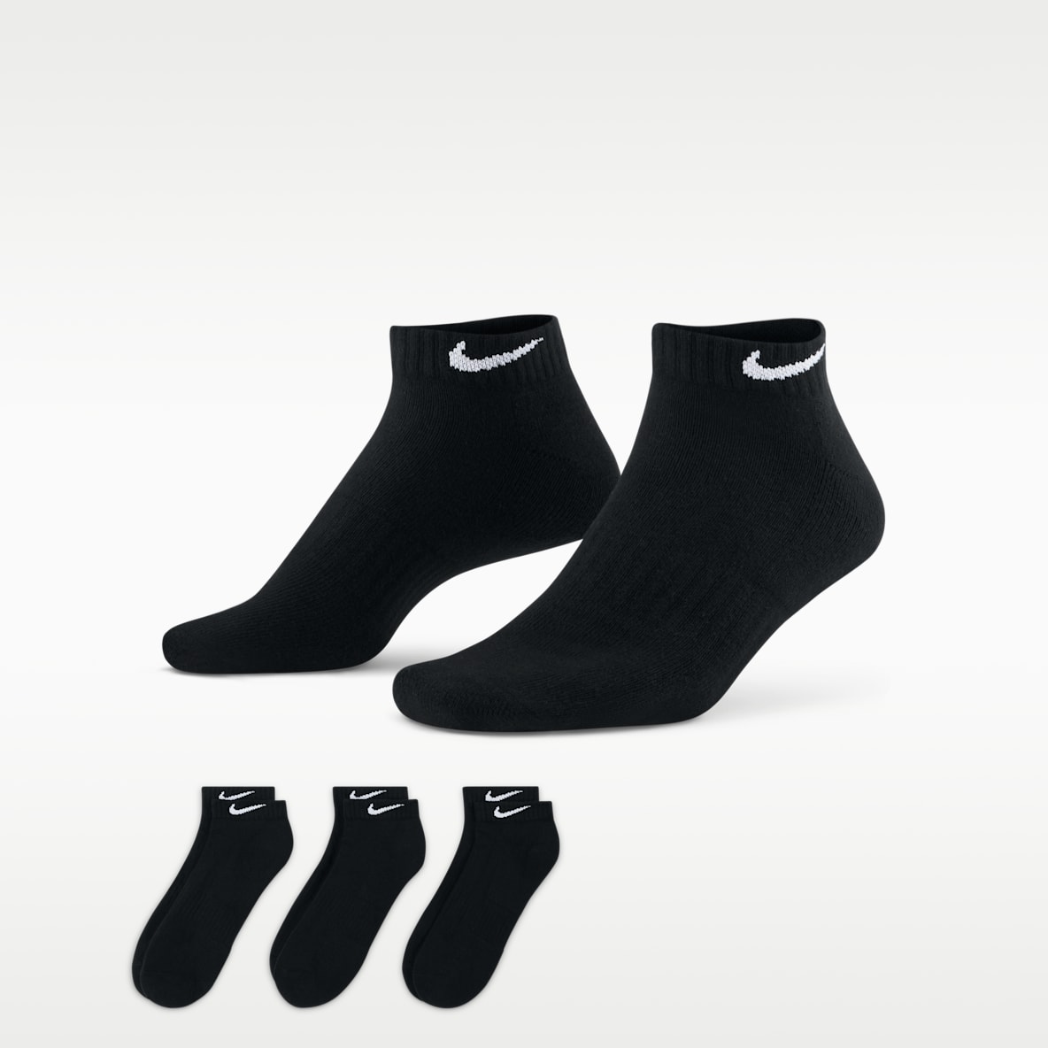 Nike Everyday Cushioned Training Low Socks (3 Pairs)