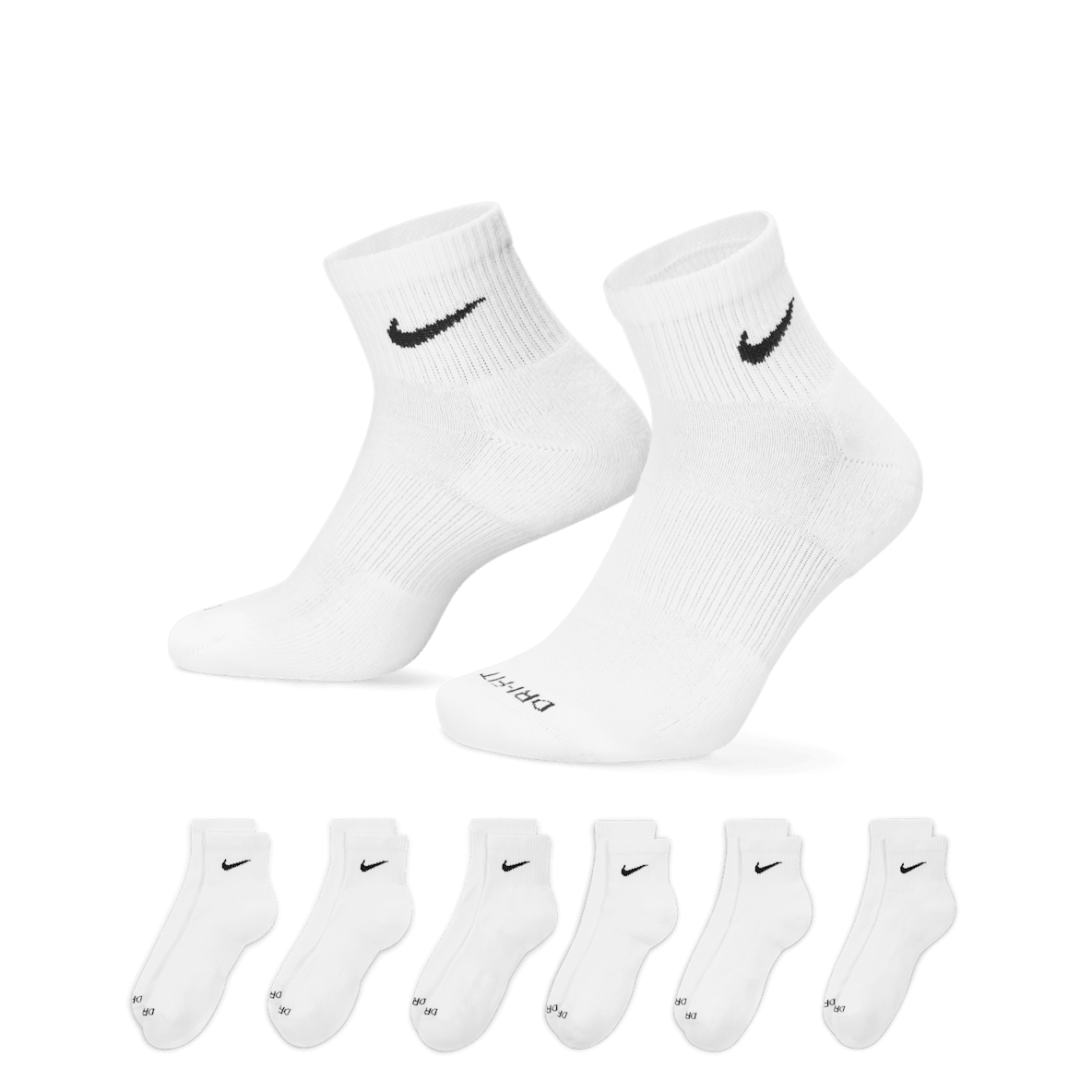 Nike Everyday Plus Cushioned Nike Everyday Plus Cushioned Calcetines de entrenamiento hasta el tobillo (6 pares)