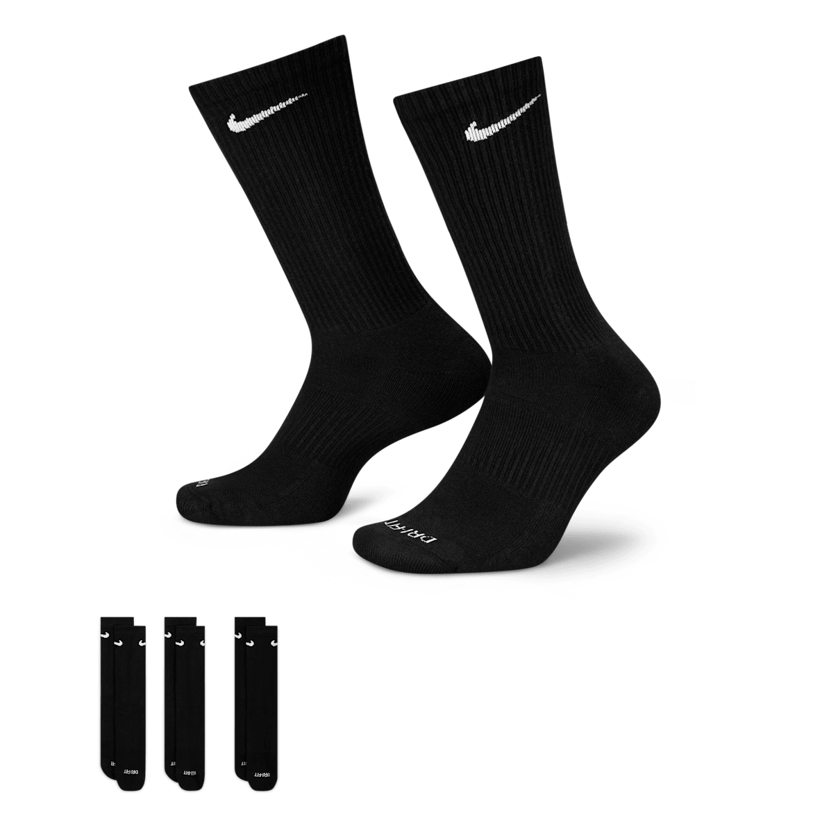 Nike Everyday Plus Cushioned Nike Everyday Plus Cushioned Training Crew Socks (3 Pairs)