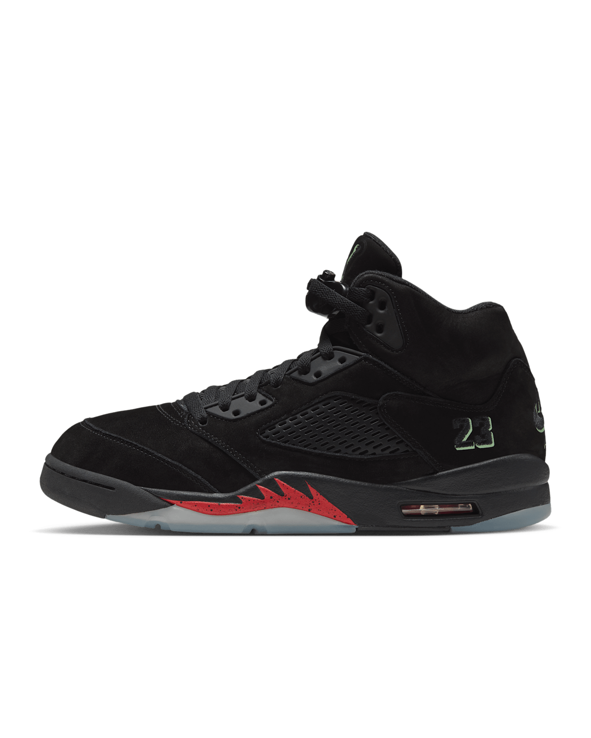 Air Jordan 5 Halloween official Nike side profile