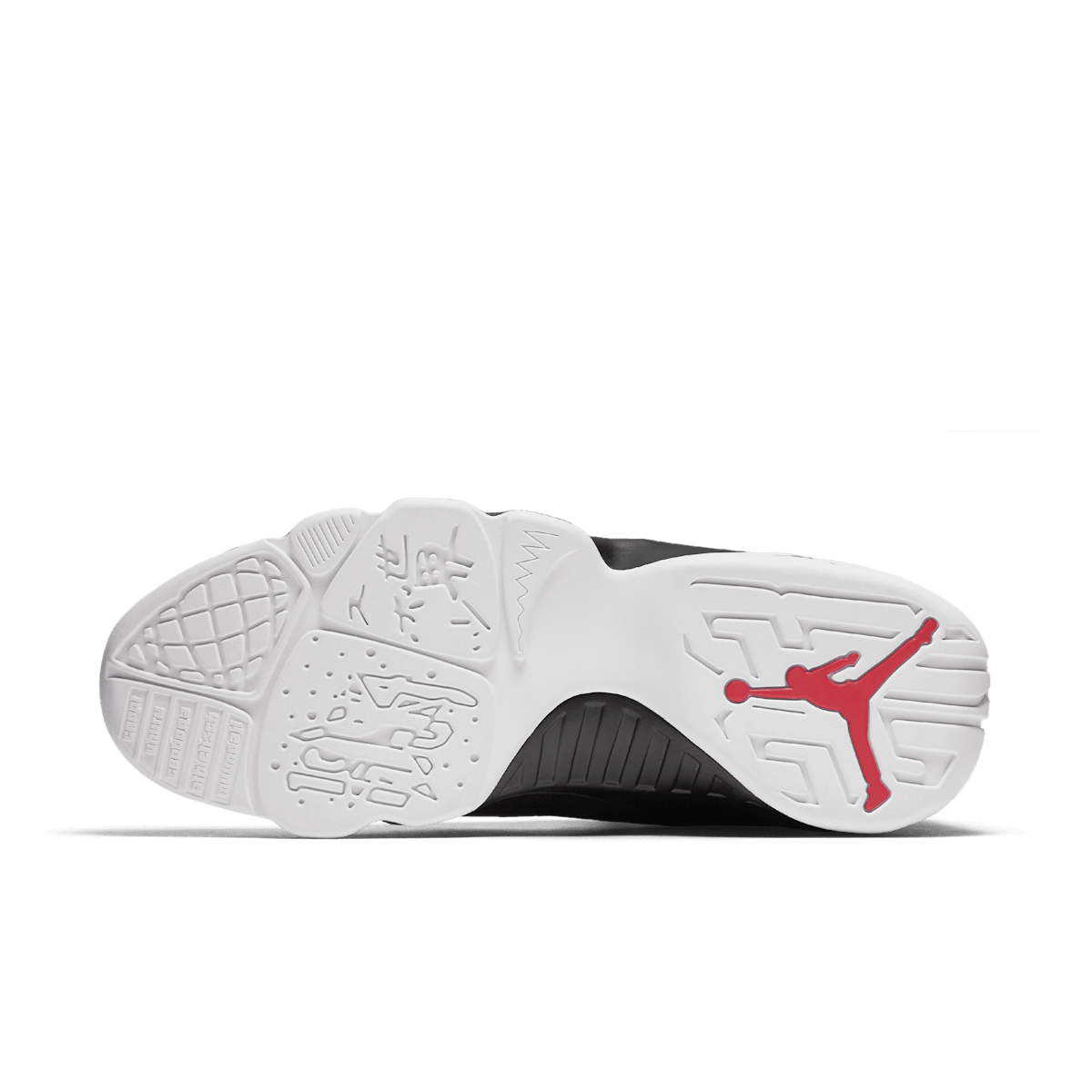 Official Nike Air Jordan 9 White Black detail view