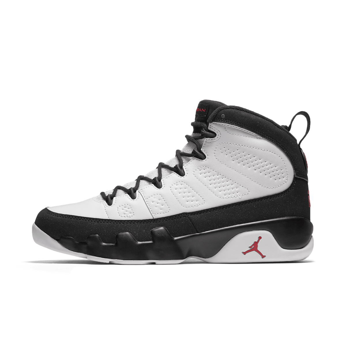 Official Nike Air Jordan 9 White Black alternate view