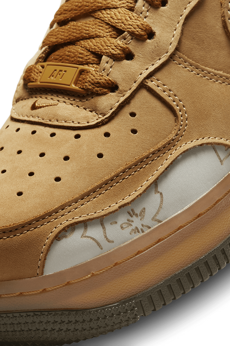 Fecha de lanzamiento del Air Force 1 '07 "Wheat and Dark Mocha" para mujer (DQ7580-700)
