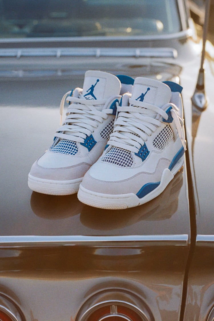 Fecha de lanzamiento de los Air Jordan 4 "Industrial Blue" (FV5029-141)