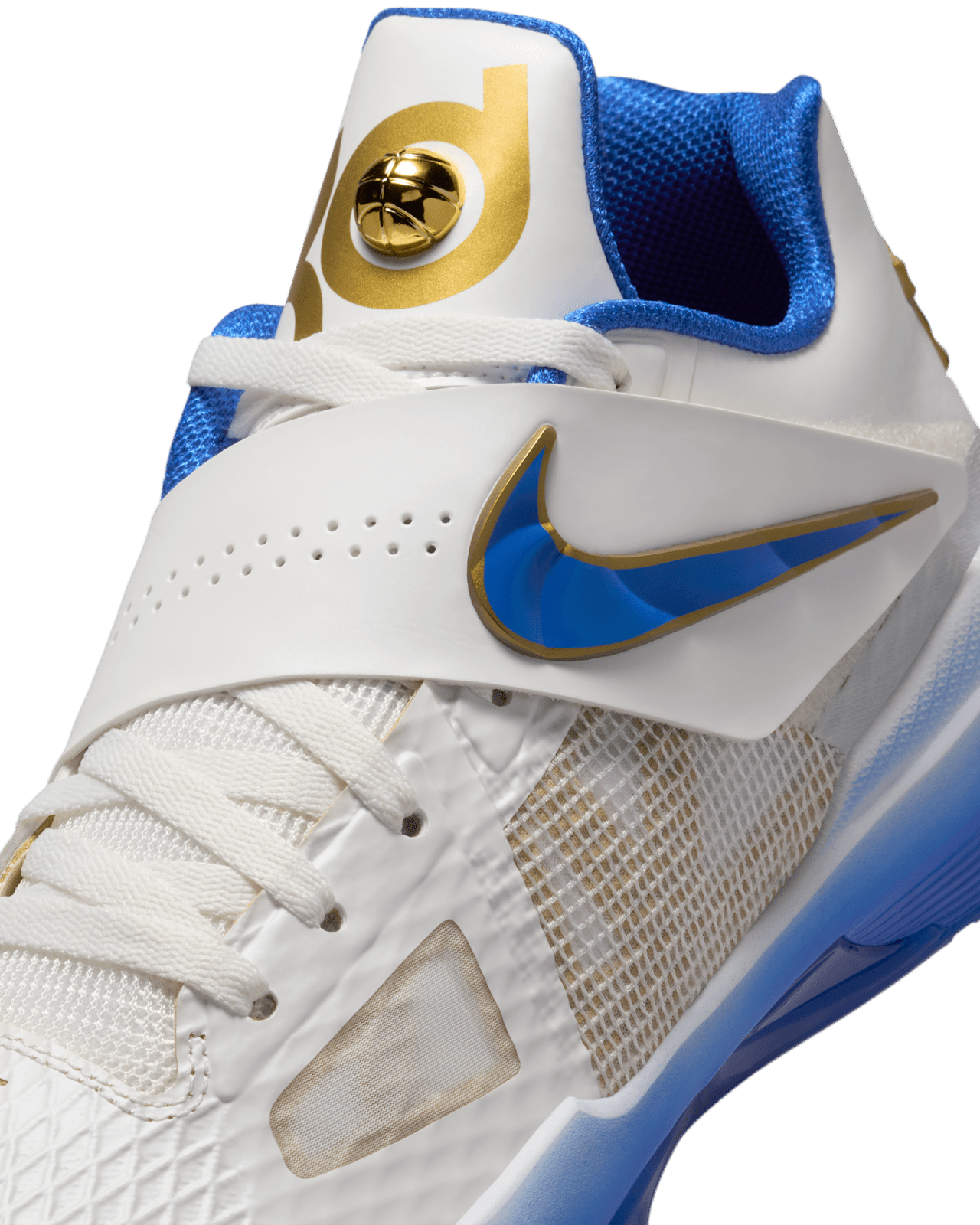 Zoom KD 4 'The Real MVP' Summit White and Metallic Gold (IB3546-100)