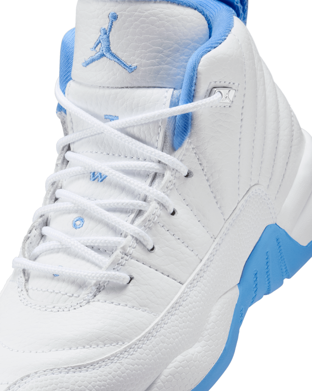 Little Kids' Jordan 12 'White and University Blue' (151186-112)