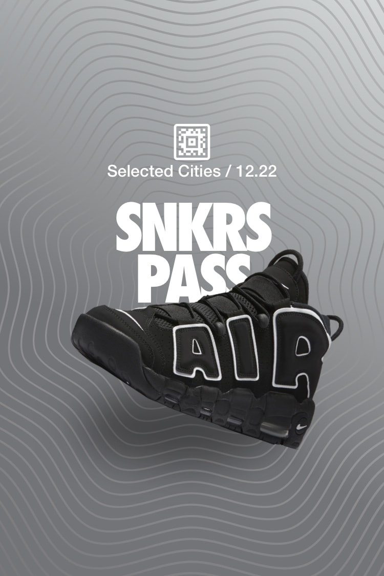 【NIKE公式】SNKRS PASS エア モア アップテンポ 'Black' (AIR MORE UPTEMPO / 414962-002)