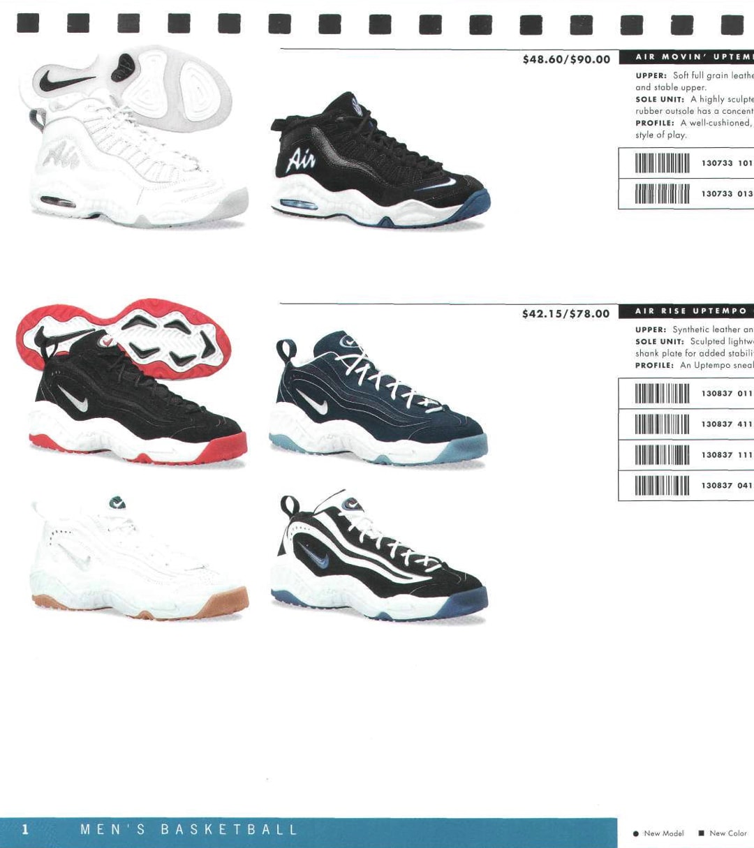 Classic Catalogs: 1997 Nike Basketball Footwear / Apparel