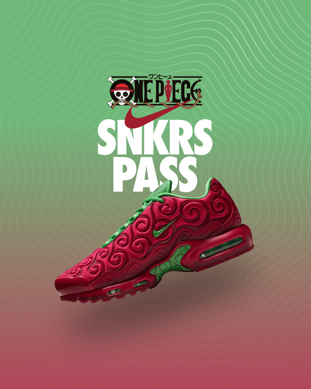 Somewhere: Nike x One Piece SNKRS Pass Details